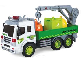 Camion Rifiuti Con Frizione, Luci E Suoni