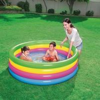 Piscina A 4 Anelli Colorati. 157X46Cm