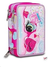 Astuccio 3 Zip Sj Gang Heart Lolly