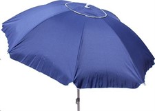 Ombrellone D.220/8 180G Tu Blu Poliester Stecche In Fiberglass Palo Allu