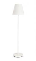 Piantana solare led speaker bianca h150cm