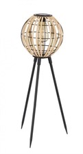Lampada solare Kiki Trep to nero H66cm