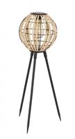Lampada solare Kiki Trep to nero H66cm