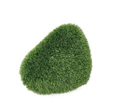 Decorazione Erba Sintetica Sasso 30x15 H