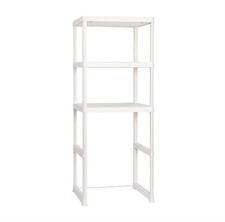 Scaffale Plastica per Lavanderia 74x59x186h cm Wash & Store