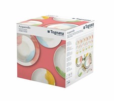 Tognana Servizio Piatti 18 Pz Madison Acquerello