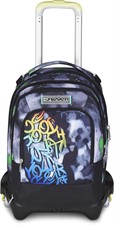 Zaino-Trolley Scuola Jack -3Wd+ Detach Seven  Sprint Paint Boy