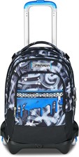 Zaino-Trolley Scuola Jack -3Wd+ Detach Seven Quick Graffiti Boy