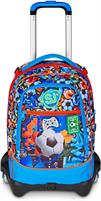 Zaino-Trolley Scuola Jack-3Wd+ Sj Gang Tinypatch Boy