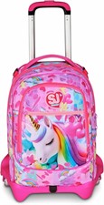 Zaino-Trolley Scuola Jack-3Wd+ Sj Gang Flyunicorn Girl
