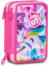 Astuccio 3 Zip Sj Gang Flyunicorn Girl