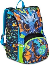 Zaino Scuola Estensibile Big Sj Gang Led Look