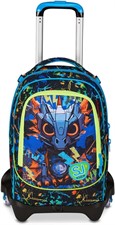 Zaino-Trolley Scuola Jack-3Wd+ Sj Gang Led Look