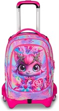 Zaino-Trolley Scuola Jack-3Wd+ Sj Gang Cat Led