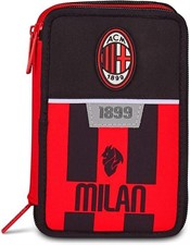 Astuccio 3 Zip Milan Kick And Score