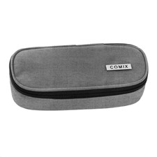 Astuccio Ovale Organizzato Monocolore Grigio Mel. Comix