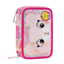 Astuccio 3 Zip Orso Mofumofu