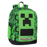 Zaino Scuola Organizzato Pixel Minecraft