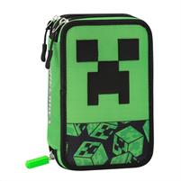Astuccio 3 Zip Pixel Minecraft