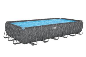 Piscina Apx 365 Rett.7.32m3.66m1.32m Cap.30.045 L Pompa/Scaletta