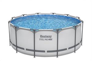 Piscina Steel Pro Max Cm.366x122 Cap.1.0250 Lt Pompa a Filtro,Scaletta B
