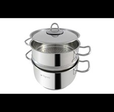 Vapor Set 3Pz Con Coperchio 22Cm Grancuci Vanitosa Tognana