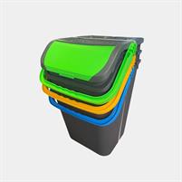 Set 3 Pattumiere Raccolta Differenziata 3x35L Ecologic