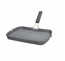 Grill Rettangolare 34X24 M/Pieg Mythos Marble Nero Floatec Tognana
