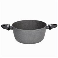 Casseruola 2M Cm 24 Mythos Marble Nero Floatec Tognana