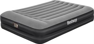 Materasso Gonfiabile Campeggio  Grigio/Nero 203x152x46cm con pompa elett