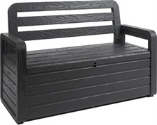 Panchina baule In Resina Interno/Esterno forever Spring Antracite Toomax