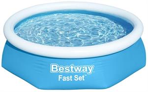 Piscina 244X61Cm Fast Set 1880Lt Predisposta per Pompa Filtro Bestway