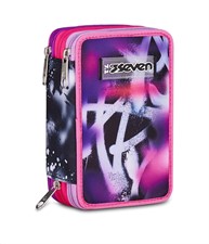 Astuccio 3 Zip Seven Buzzy Note Girl