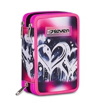 Astuccio  3 Zip Seven Plumpy Line Girl