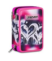 Astuccio  3 Zip Seven Plumpy Line Girl