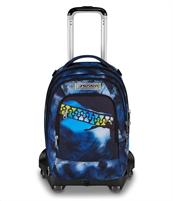 Zaino-Trolley Scuola Jack 8Wd New Detach Seven Blu Fusion