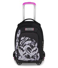 Zaino-Trolley Scuola Jack 8Wd New Detach Seven Plumpy Line Girl