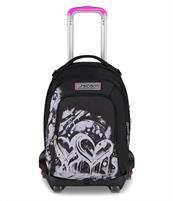 Zaino-Trolley Scuola Jack 8Wd New Detach Seven Plumpy Line Girl