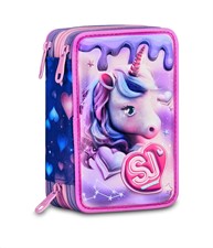 Astuccio 3 Zip 3D Sj Gang Pixie Unicorn