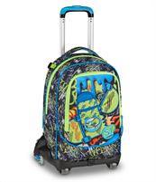 Zaino-Trolley Scuola Jack-8Wd New Sj Gang Soft Pouch Boy
