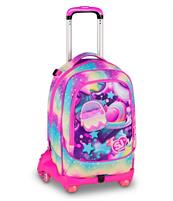 Zaino-Trolley Scuola  Jack-8Wd New Sj Gang Soft Pouch Girl