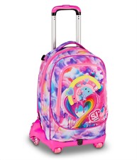 Zaino-Trolley Scuola Jack-8Wd New Sj Gang Joyful Pins Girl