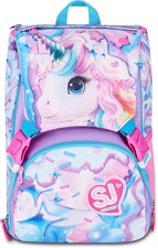 Zaino Scuola Sdoppiabile Big Sj Gang Glow Led Unicorn Girl