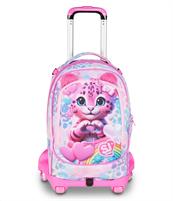 Zaino-Trolley Scuola Jack-8Wd Sj Gang Heart Buddy Girl