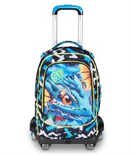 Zaino-Trolley Scuola Jack-8Wd Sj Gang Metal Dragon Boy