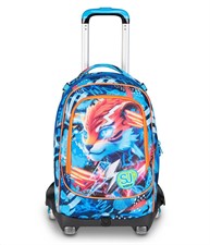 Zaino-Trolley Scuola Jack-8Wd Sj Gang Speed Animal Boy