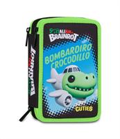 Astuccio 3 Zip Bombardiro Crocodillo Skifidol Italian Brainrot