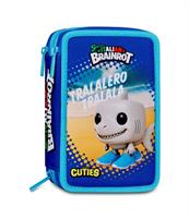 Astuccio 3 Zip Tralalero Tralala Skifidol Italian Brainrot