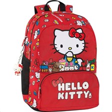 Zaino Scuola Organizzato Hello Kitty