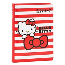 Diario Super Standard Datato Stripes Hello Kitty